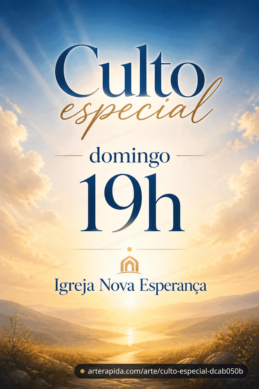 Culto especial — Church · ArteRápida