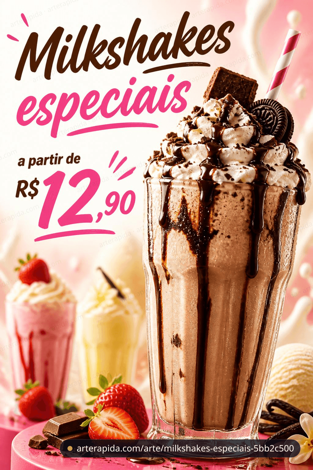 Milkshakes especiais — General · ArteRápida
